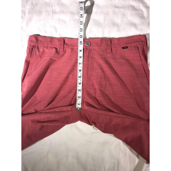 Travis Mathew Men's Watermelon Red Bermuda Golf Shorts - Picture 5 of 8